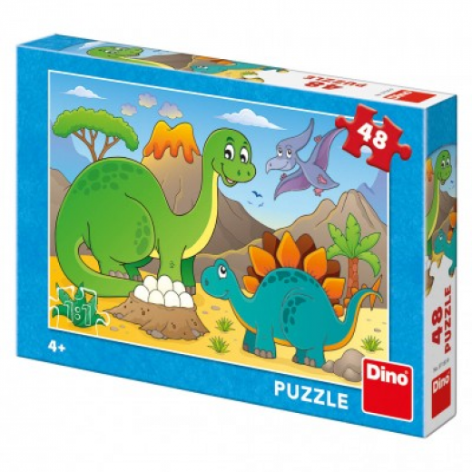 Εικόνα για Dino - Puzzle 24 - 100 Τεμ. :: ΔΕΙΝΟΣΑΥΡΟΙ 48 ΤΕΤ. ΠΑΖΛ Dino