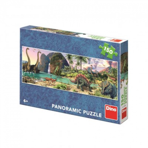 Εικόνα για Dino - Puzzle 150 - 500 Τεμ. :: ΔΕΙΝΟΣΑΥΡΟΙ 150 ΤΕΜ. PANORAMIC ΠΑΖΛ Dino