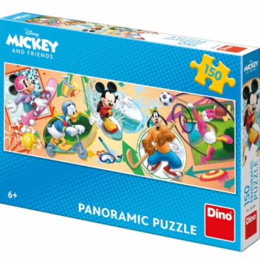 Εικόνα για Dino - Puzzle 150 - 500 Τεμ. :: MICKEY 150 ΤΕΜ. PANORAMIC ΠΑΖΛ Dino