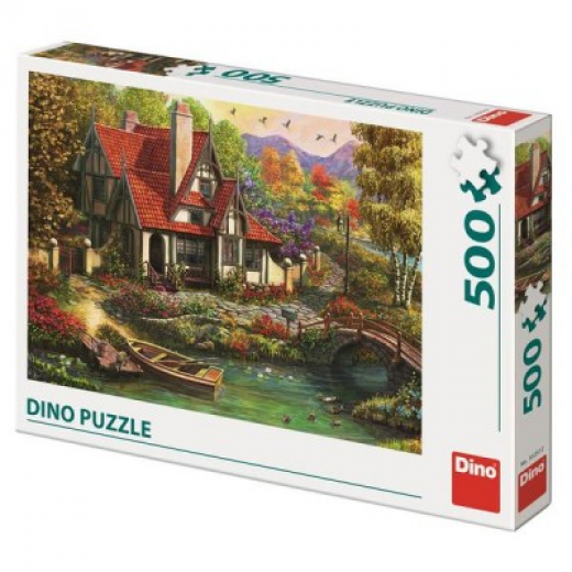 Εικόνα για Dino - Puzzle 150 - 500 Τεμ. :: ΣΠΙΤΙ ΣΤΗ ΛΙΜΝΗ 500 ΤΕΜ. ΠΑΖΛ Dino