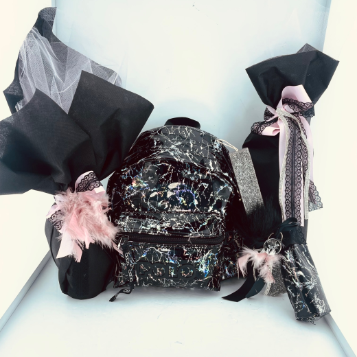 Εικόνα για Σετ λαμαπαδας Black Marble Polo bag 