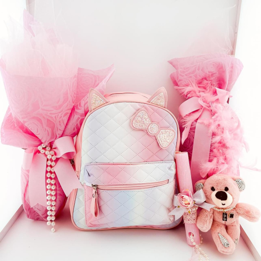 Εικόνα για Pink kitty Σετ λαμπάδας τσάντα