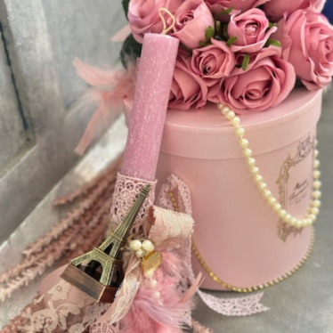 Εικόνα 2 για Baby Pink Roses Bouquet!