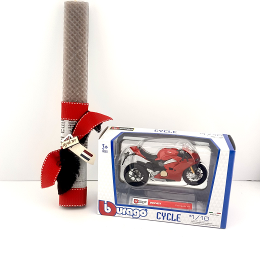 Εικόνα για Λαμπάδα με μηχανή Bburago Cycles 1:18 Ducati Panigale V4